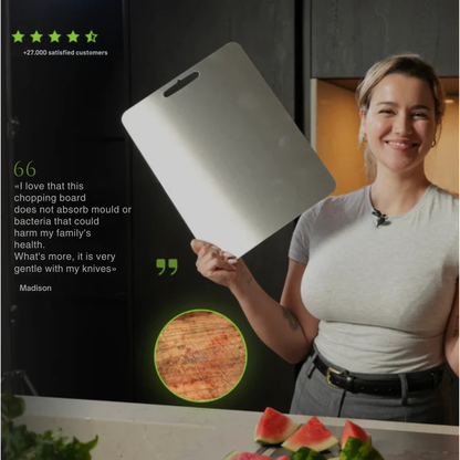 TitaniumX® - Pure Titanium Cutting Board
